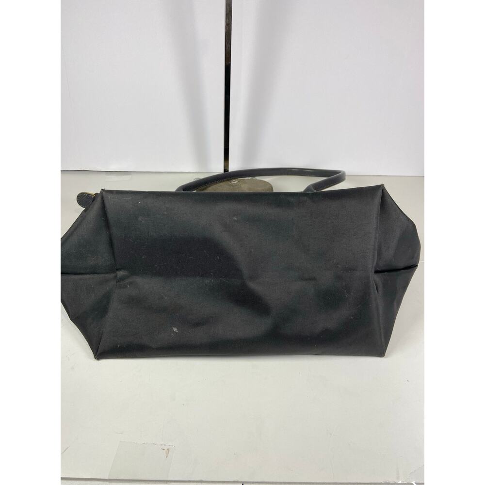 Longchamp Le Pliage Large Nylon Tote Shoulder Bag Dark Gray - Picture 11 of 16